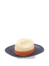 Borsalino Straw-band Hat In Multi