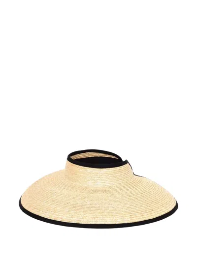 Borsalino Straw Brim Hat In Neutral