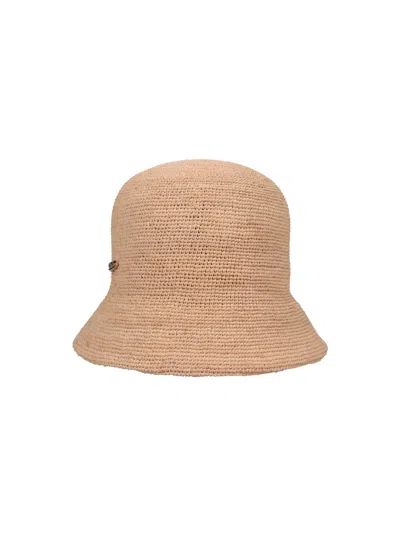 Borsalino Straw Hat Koko Cloche In Brown