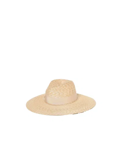 Borsalino Straw Hat In Nude