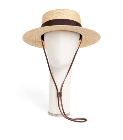 Borsalino Straw Magiostrina Hat In Neutral