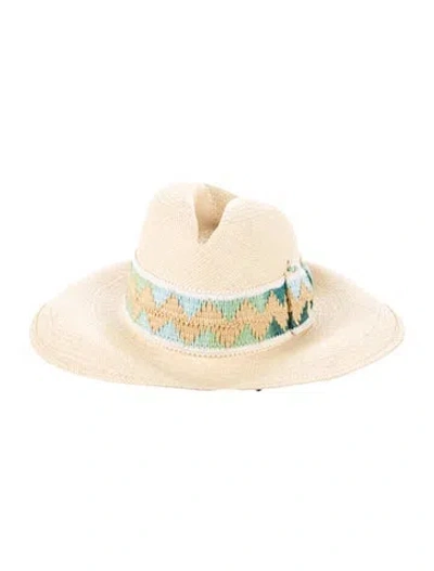 Pre-owned Borsalino Straw Panama Hat In Neutral