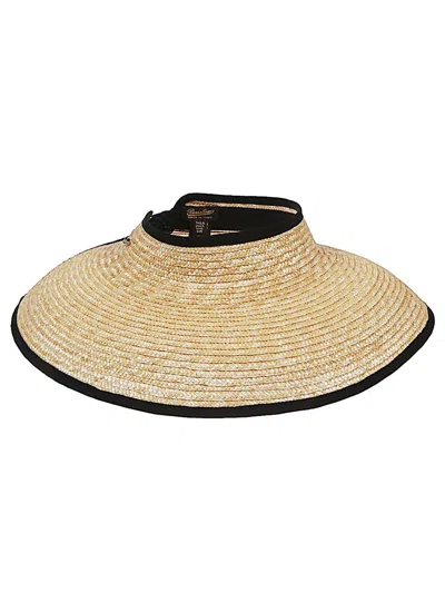 Borsalino Sunny Straw Hat In Brown