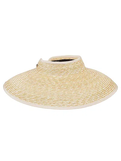 Borsalino Sunny Straw Hat In Beige