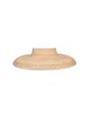 Borsalino "sunny" Visor In Beige