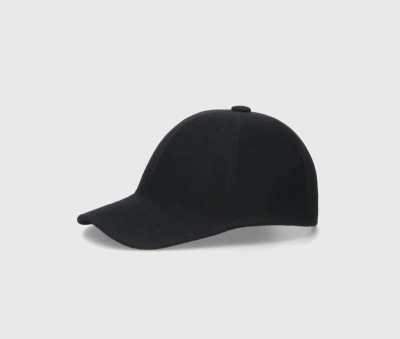 Borsalino Timothee Baseball Cap In Black