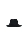 Borsalino Midnight Blue Felt Hat In Black
