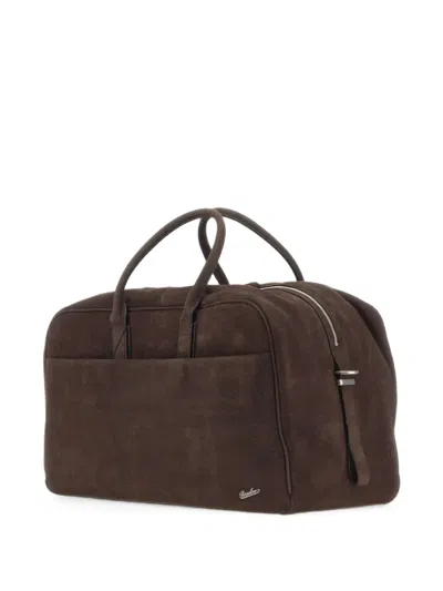 Borsalino Two-way Duffle Bag In Pattern