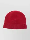 Borsalino Urban Cashmere Knit Beanie In Red