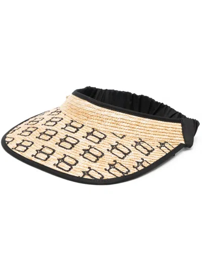 BORSALINO VISOR B BRAIDED-STRAW VISOR