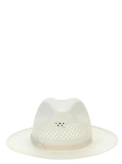BORSALINO WHITE MEDEA HAT
