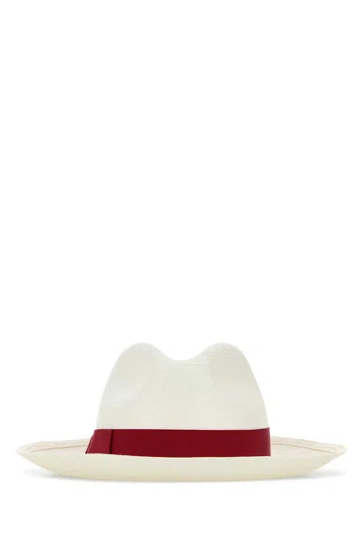 Borsalino Giulietta Panama Hat In White