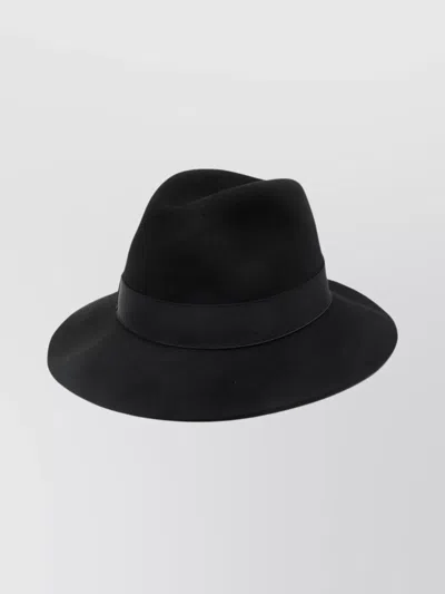 BORSALINO WIDE BRIM HAT FEATURING A RIBBON BAND
