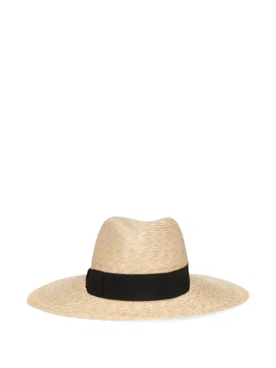 Borsalino Wide-brim Straw Hat