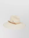 Borsalino Wide Brim Straw Hat With Gold Cord