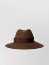 Borsalino Sophie Bow Ribbon Wide Brim Hat