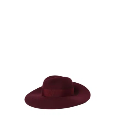 Borsalino Wide-brimmed Hat In Brown