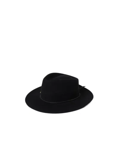 Borsalino Wide-rimmed Hat In Black
