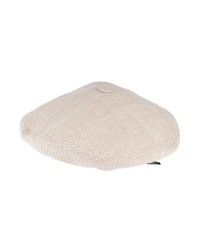 Borsalino Woman Hat Beige Size 7 ⅛ Cotton, Linen