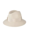 Borsalino Woman Hat Beige Size 7 Wool