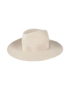 Borsalino Woman Hat Beige Size 7 Wool