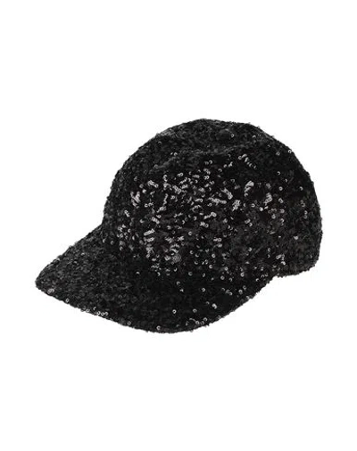 Borsalino Woman Hat Black Size 7 ¼ Polyester