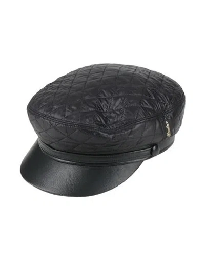 Borsalino Woman Hat Black Size 7 ¼ Polyester