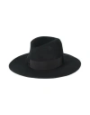 Borsalino Woman Hat Black Size 7 Wool