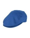 Borsalino Woman Hat Blue Size 7 Cashmere In Blue