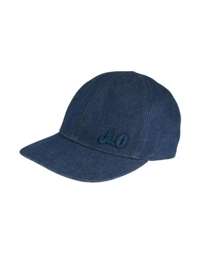 Borsalino Woman Hat Blue Size 7 ¼ Cotton, Elastane