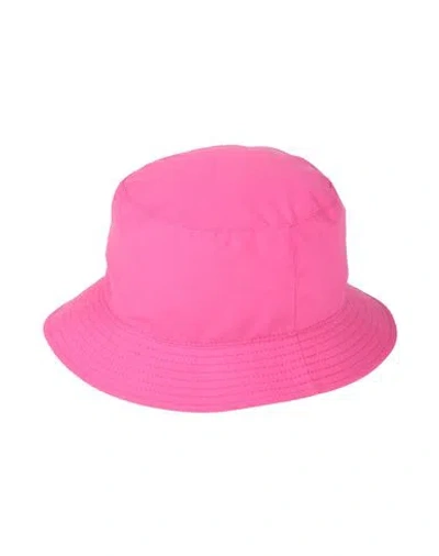 Borsalino Woman Hat Fuchsia Size M Polyester In Pink