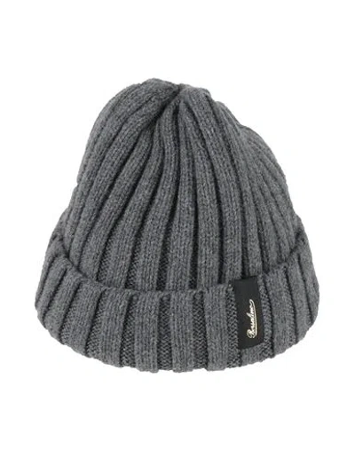 Borsalino Woman Hat Grey Size Onesize Cashmere In Gray