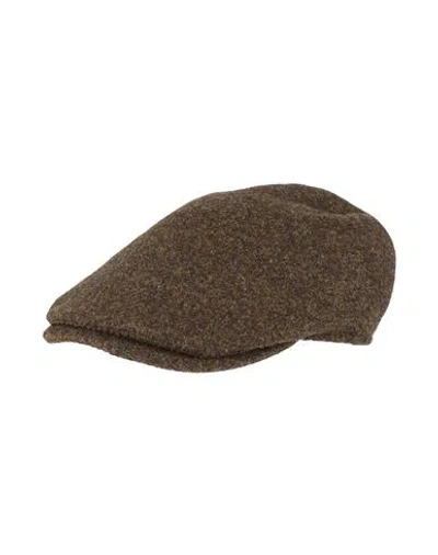 Borsalino Woman Hat Khaki Size 7 ⅛ Wool In Green