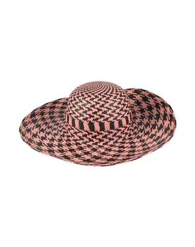 Borsalino Woman Hat Pink Size L Straw