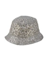 Borsalino Woman Hat Platinum Size Xl Cotton, Polyester, Pvc - Polyvinyl Chloride In Gray