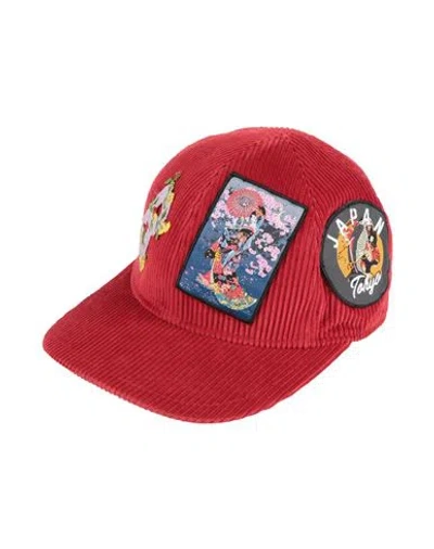 Borsalino Woman Hat Red Size 6 ⅞ Cotton, Cashmere