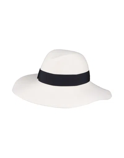 Borsalino Woman Hat White Size M Merino Wool
