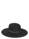 Borsalino Giselle Straw Hat In Black