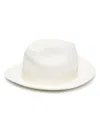 Borsalino Monica Straw Panama Hat In Cream