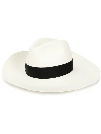 Borsalino Sophie Panama Hat In White