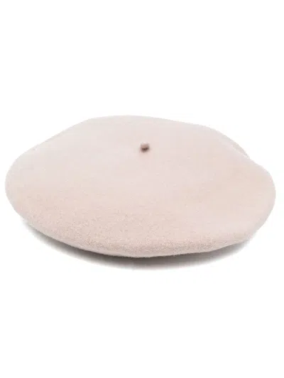 Borsalino Wool Basque Hat In White