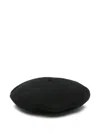 Borsalino Wool Beret In Black