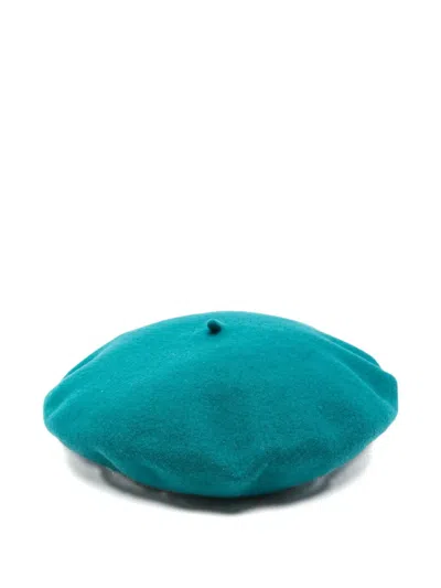 Borsalino Wool Basque Hat Featuring Traditional Shape In Blue
