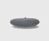 Borsalino Wool Beret In Grey
