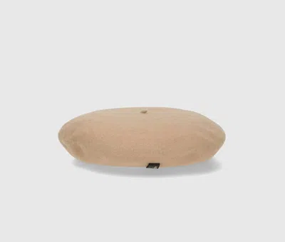 Borsalino Wool Beret In Ocher