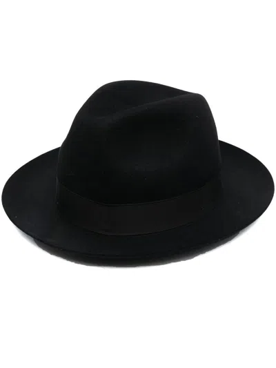 Borsalino Wool Hat In Black