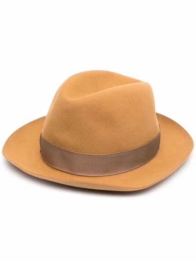 Borsalino Wool Hat In Brown