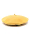 Borsalino Wool Beret In Yellow