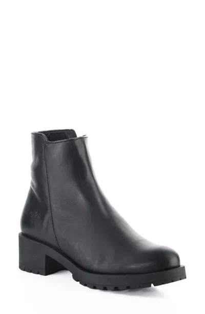 Bos. & Co. Alize Leather Bootie In Black
