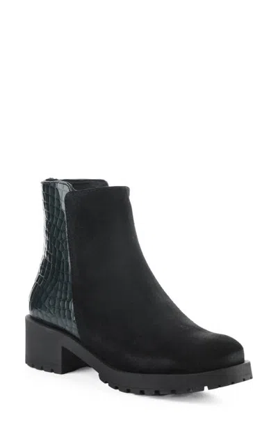 Bos. & Co. Alize Leather Bootie In Black